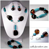 Juego  Collar - Aretes - Pulsera  ( Mod.0722)
