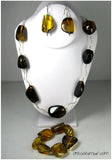 Juego  Collar - Aretes - Pulsera  (Mod. 0721)