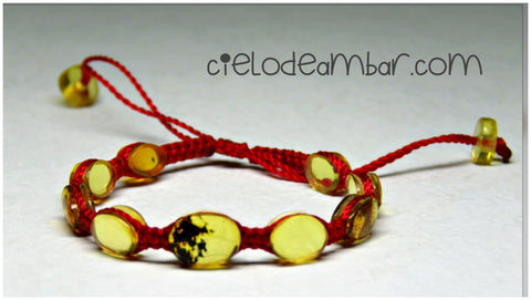 Pulsera para bebé ( 9 piezas de ámbar)