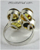 Anillo de ámbar musgoso  (Mod. 00811)