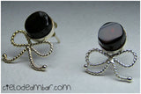 Aretes de ámbar rojo (Mod. 0226)