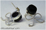 Aretes de ámbar rojo (Mod. 0226)