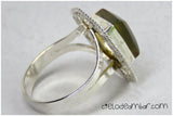 Anillo de ámbar verde (Mod. 0201)