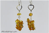 Aretes de ámbar musgoso (Mod. 0133)