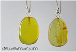 Aretes de ámbar amarillo (Mod. 0461)