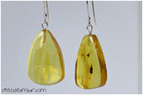 Aretes de ámbar amarillo (Mod. 0471)