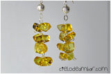 Aretes de ámbar amarillo (Mod. 0131)